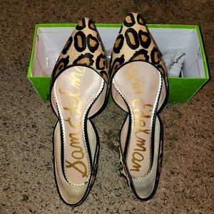 Sam Edelman Mohair Leopard Flats